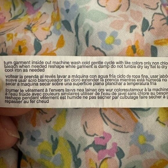 ELOQUII Cinched Front Floral Midi A-Line Dress Size 18W - Picture 11 of 12